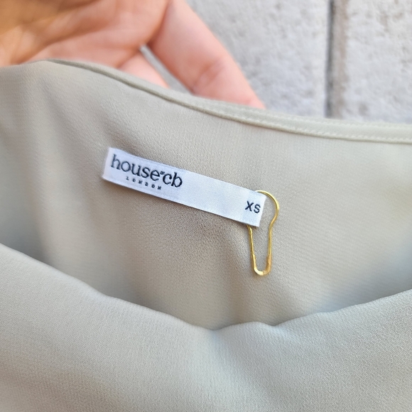 House of CB | Lailah Embroidered Floral Maxi Skirt Artichoke Size XS *Skirt Only - Picture 3 of 11